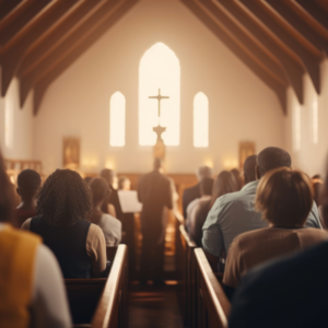 Leader stands in front of a church. A church that has a culture that may need to change.