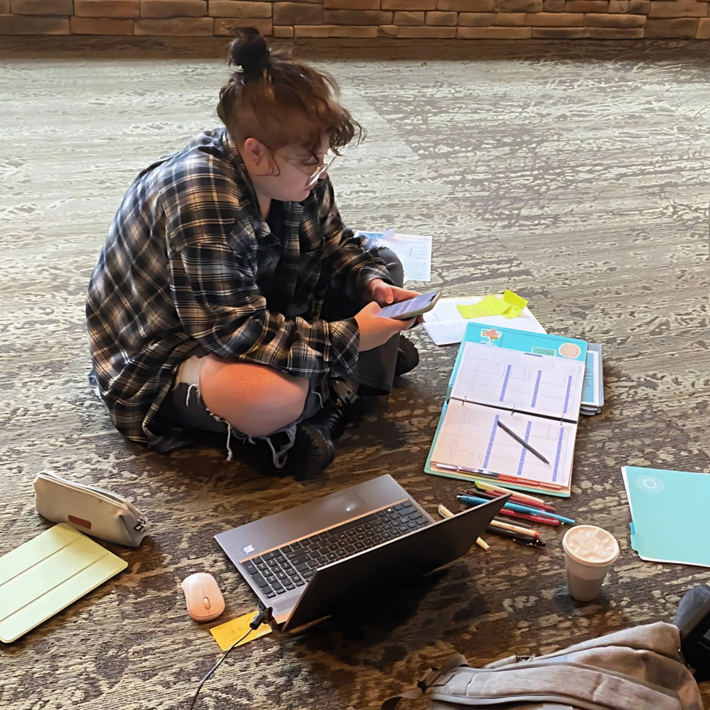 Youth group planning session for the new school year