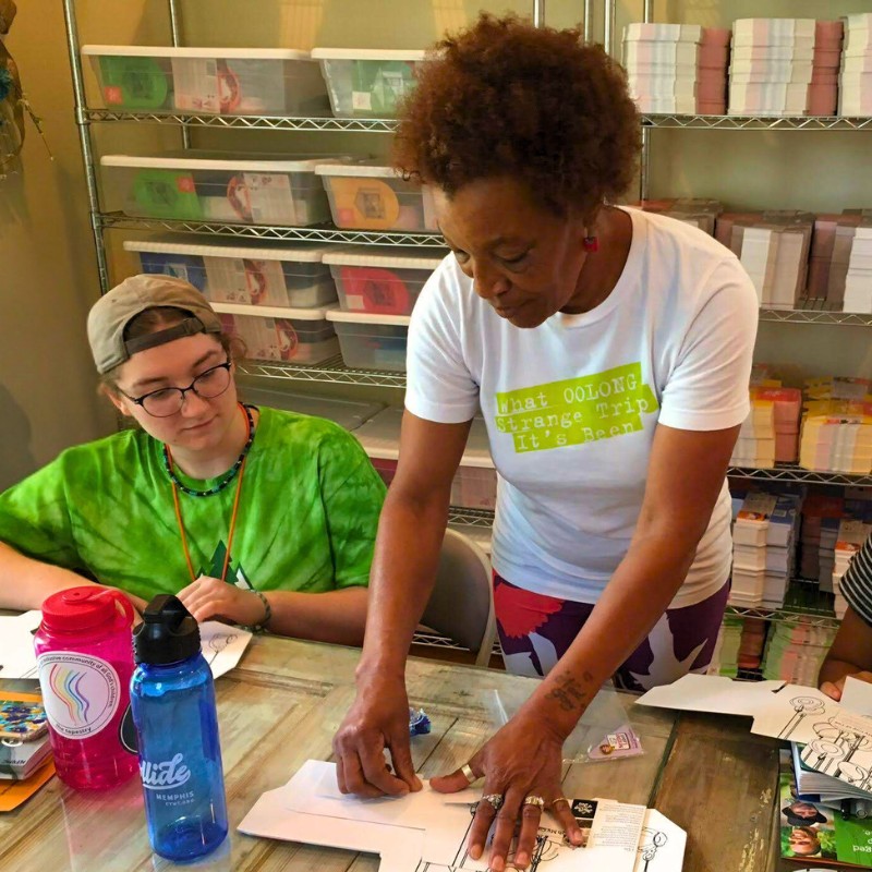 Youth ministry leader in conversation with students, illustrating faith formation through relationship rather than performance